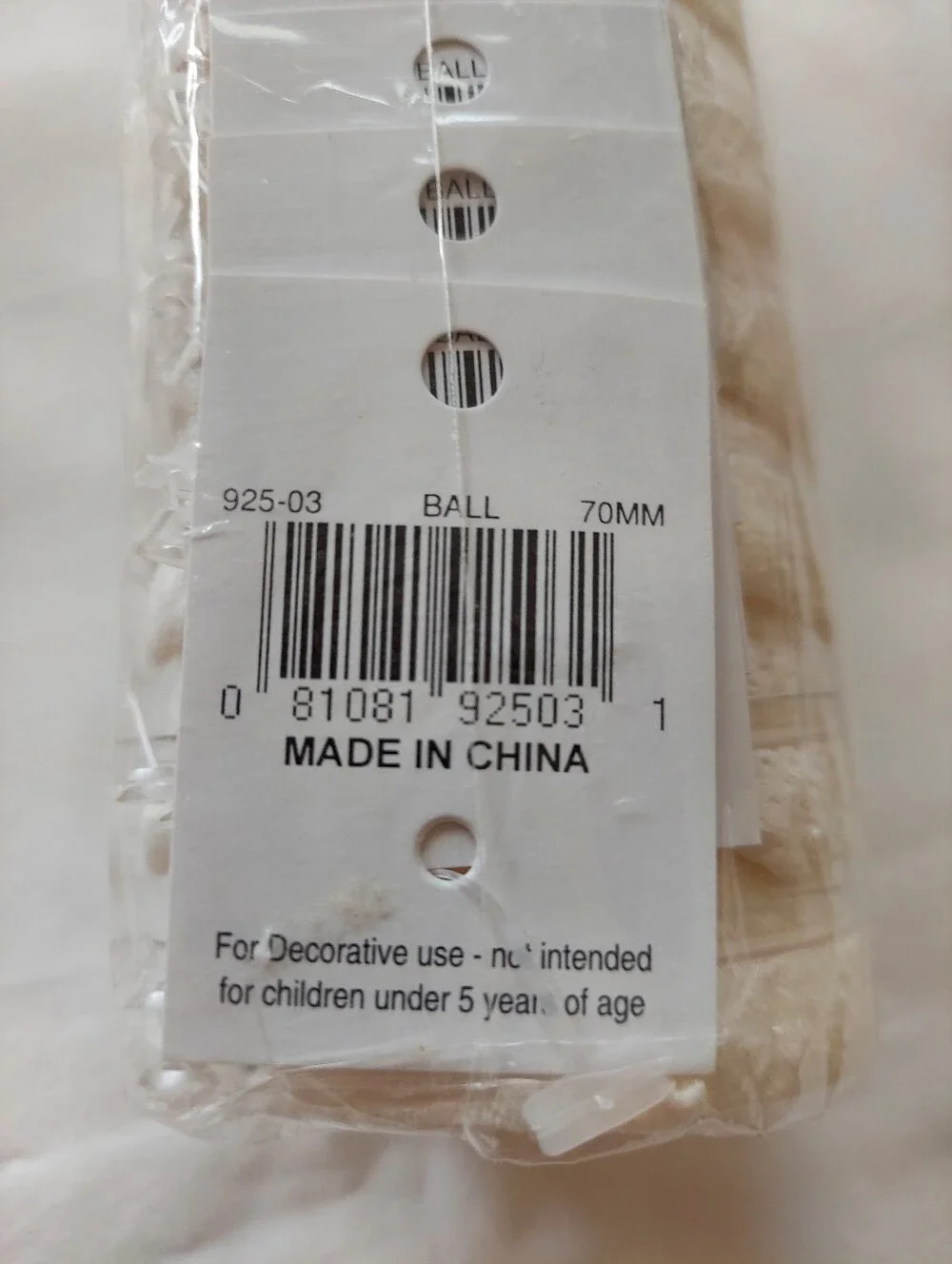 NWT Mangelsens Clear Ball Ornament Lot (22)--Ornament - Decoration 70mm (2 3/4